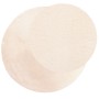 Alfombra de pelo corto suave lavable HUARTE beige Ø 80 cm