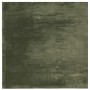 Alfombra pelo corto suave lavable HUARTE verde bosque 240x240cm