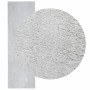 Alfombra de pelo corto suave lavable HUARTE gris 80x250 cm