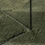 Alfombra pelo corto suave lavable HUARTE verde bosque 80x250 cm