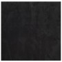 Alfombra de pelo corto suave lavable HUARTE negro 240x240 cm