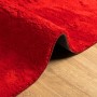 Alfombra de pelo corto suave lavable HUARTE rojo 200x280 cm