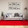 Alfombra de pelo corto suave lavable HUARTE rojo 160x230 cm
