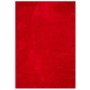 Alfombra de pelo corto suave lavable HUARTE rojo 160x230 cm