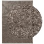 Alfombra pelo largo aspecto brillante ISTAN gris 200x280 cm