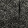 Alfombra pelo largo aspecto brillante ISTAN antracita Ø 120 cm