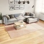 Alfombra de pelo corto suave lavable HUARTE rosado 200x280 cm