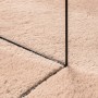 Alfombra de pelo corto suave lavable HUARTE rosado 160x230 cm