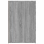 Escritorio de madera contrachapada gris Sonoma 100x49x75 cm