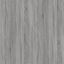 Escritorio de madera contrachapada gris Sonoma 100x49x75 cm