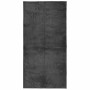 Alfombra pelo corto look escandinavo IZA antracita 100x200 cm