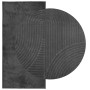 Alfombra pelo corto look escandinavo IZA antracita 100x200 cm