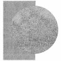 Alfombra peluda de pelo largo moderna PAMPLONA gris 80x150 cm