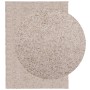 Alfombra peluda de pelo largo moderna PAMPLONA beige 140x200 cm