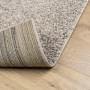 Alfombra peluda de pelo largo moderna PAMPLONA beige 140x200 cm