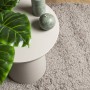 Alfombra peluda de pelo largo moderna PAMPLONA beige 140x200 cm