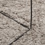 Alfombra peluda de pelo largo moderna PAMPLONA beige 140x200 cm