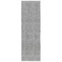 Alfombra peluda de pelo largo moderna PAMPLONA gris 80x250 cm