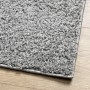 Alfombra peluda de pelo largo moderna PAMPLONA gris 80x250 cm