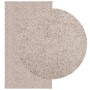 Alfombra peluda de pelo largo moderna PAMPLONA beige 80x150 cm