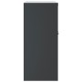 Armario archivador de acero gris antracita 79x40x90 cm