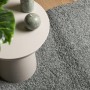 Alfombra de pelo largo moderna verde 160x160 cm