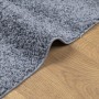 Alfombra peluda de pelo largo moderna PAMPLONA azul 140x200 cm