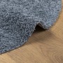 Alfombra peluda de pelo largo moderna PAMPLONA azul Ø 280 cm