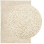 Alfombra peluda de pelo largo moderna PAMPLONA dorado 200x280cm