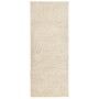 Alfombra peluda de pelo largo moderna PAMPLONA dorado 80x200 cm