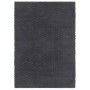 Alfombra rectangular algodón antracita 160x230 cm