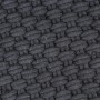 Alfombra rectangular algodón antracita 160x230 cm