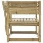 Silla de jardín madera impregnada de pino