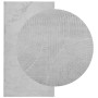 Alfombra de pelo corto look escandinavo IZA gris 80x150 cm