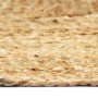 Alfombra de yute tejida a mano natural 160x230 cm
