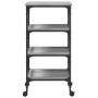 Carrito de cocina madera ingeniería gris Sonoma 45x35x89,5 cm