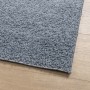 Alfombra peluda de pelo largo moderna PAMPLONA azul 120x120 cm