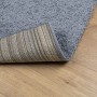 Alfombra peluda de pelo largo moderna PAMPLONA azul 120x120 cm