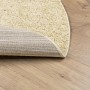 Alfombra peluda de pelo largo moderna PAMPLONA dorado Ø 100 cm
