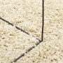 Alfombra peluda de pelo largo moderna PAMPLONA dorado Ø 100 cm