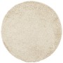 Alfombra peluda de pelo largo moderna PAMPLONA dorado Ø 160 cm
