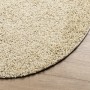 Alfombra peluda de pelo largo moderna PAMPLONA dorado Ø 160 cm