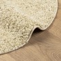 Alfombra peluda de pelo largo moderna PAMPLONA dorado Ø 160 cm