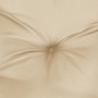 Cojines para silla con respaldo bajo 2 uds tela Oxford beige