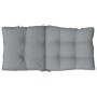 Cojines para silla con respaldo bajo 4 uds tela Oxford gris