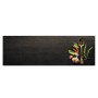 Alfombra de cocina lavable terciopelo dibujo especias 60x180 cm