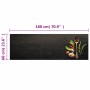 Alfombra de cocina lavable terciopelo dibujo especias 60x180 cm