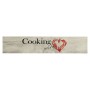 Alfombra de cocina lavable terciopelo Peper Cooking 60x300 cm