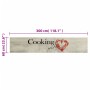Alfombra de cocina lavable terciopelo Peper Cooking 60x300 cm