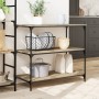 Carrito de cocina madera ingeniería roble Sonoma 102x50x95 cm